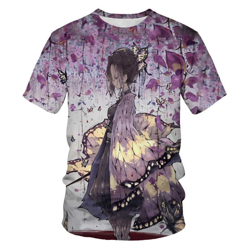 Mens Digital Print Crew Neck T-shirt